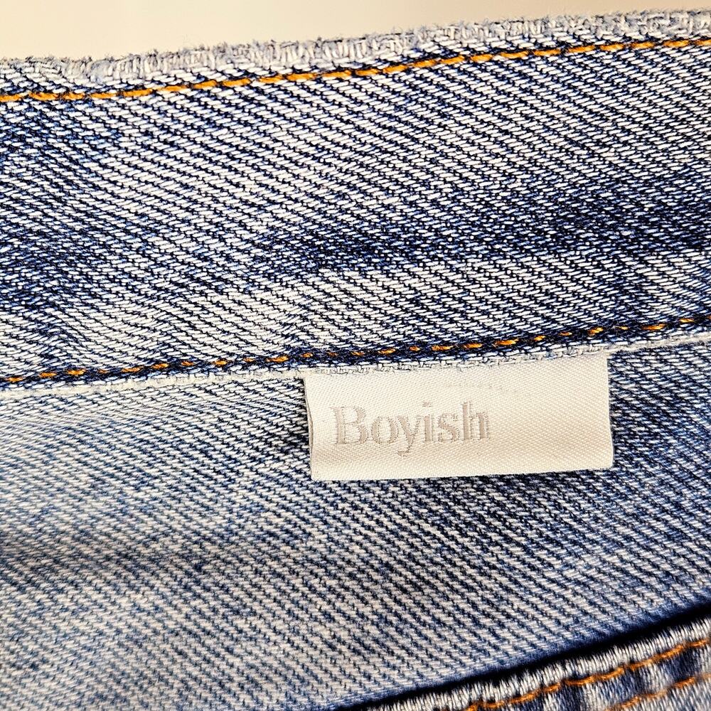 Boyish Denim Jeans Billy High Rise Waist Destroyed Distressed | Women's 25 - Picture 15 of 16